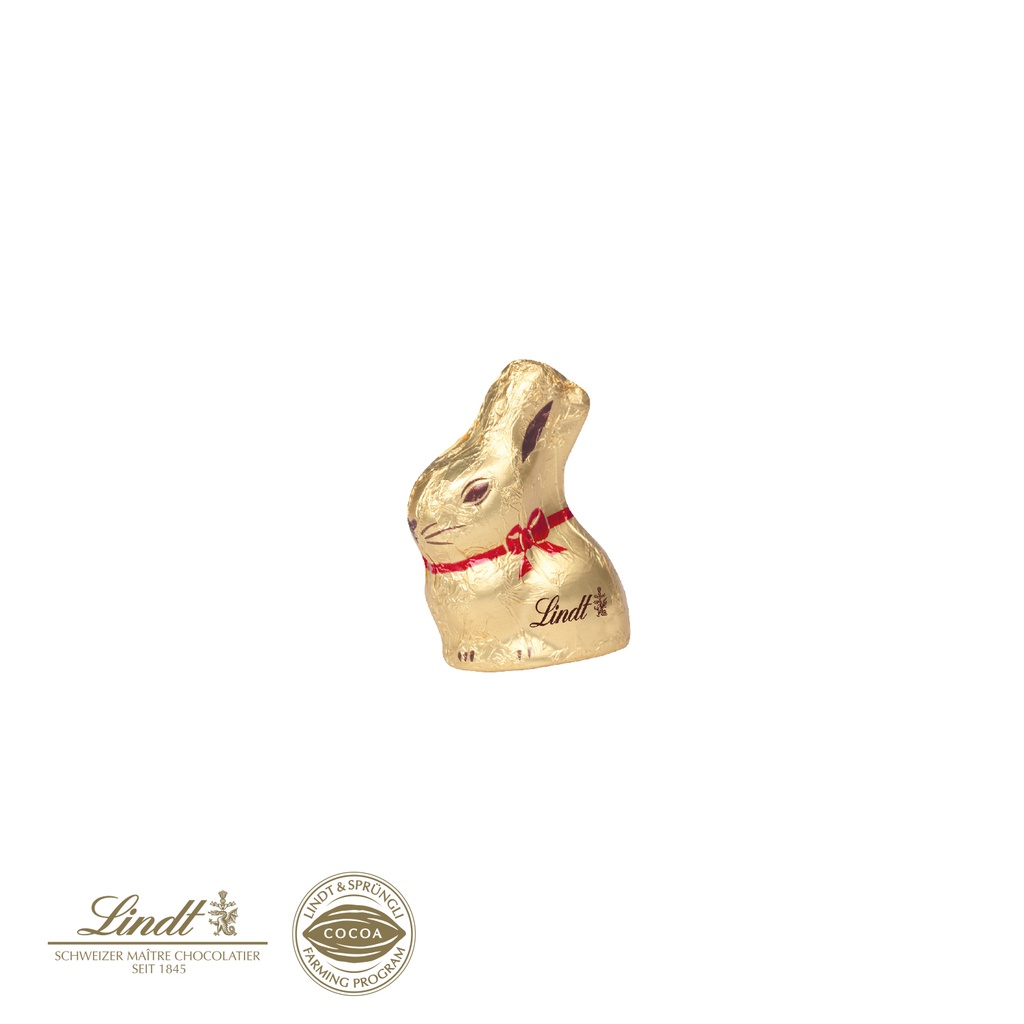 Promotion-Card Türanhänger mit Goldhase von Lindt