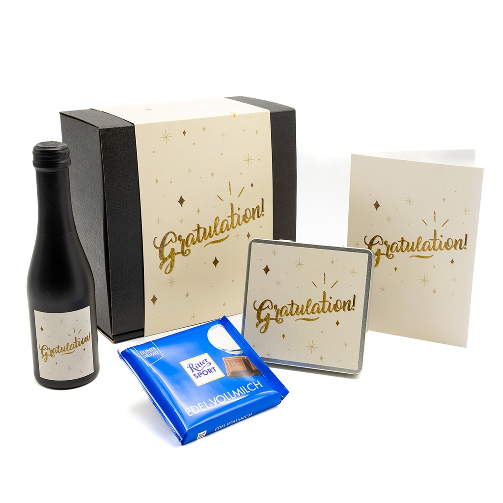 Gratulation Gold – Geschenkset