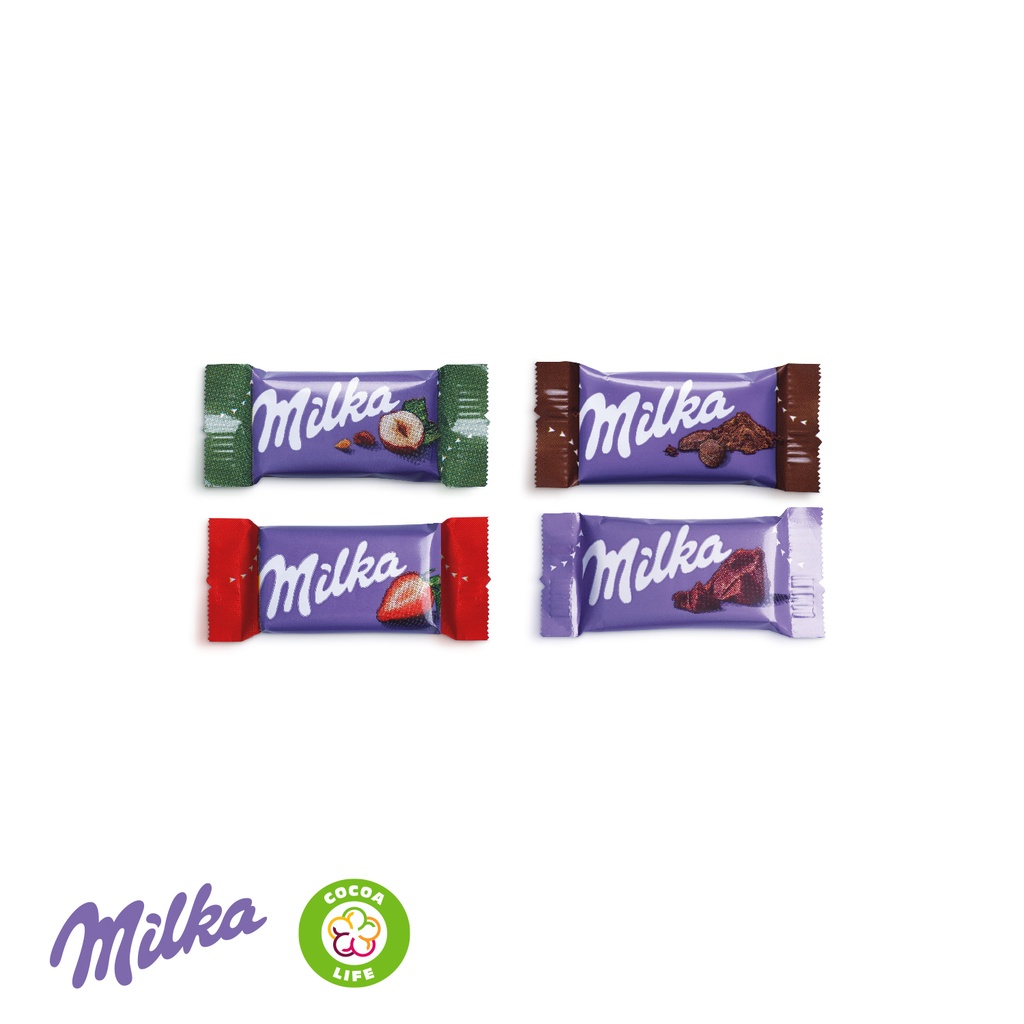 Milka Schokotäfelchen in Präsentbox