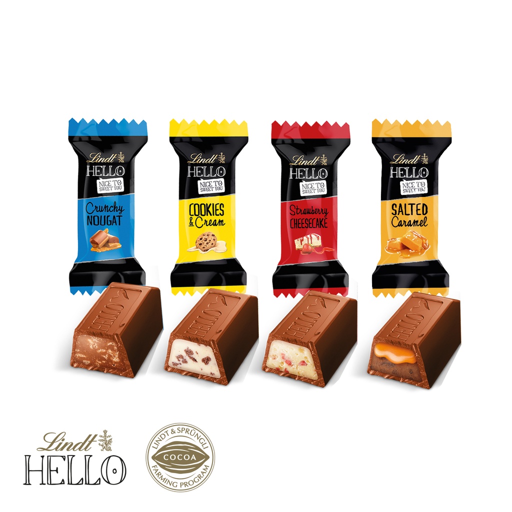 Wand-Adventskalender Lindt "Hello"