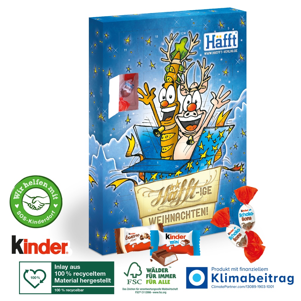 Adventskalender kinder® „Happy Moments“