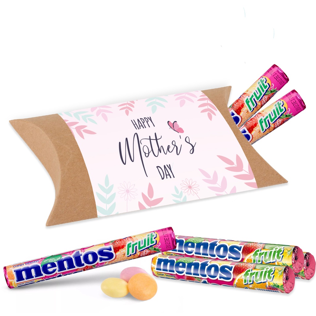 Pillowbox "Happy Mother's Day" - Mentos Frucht