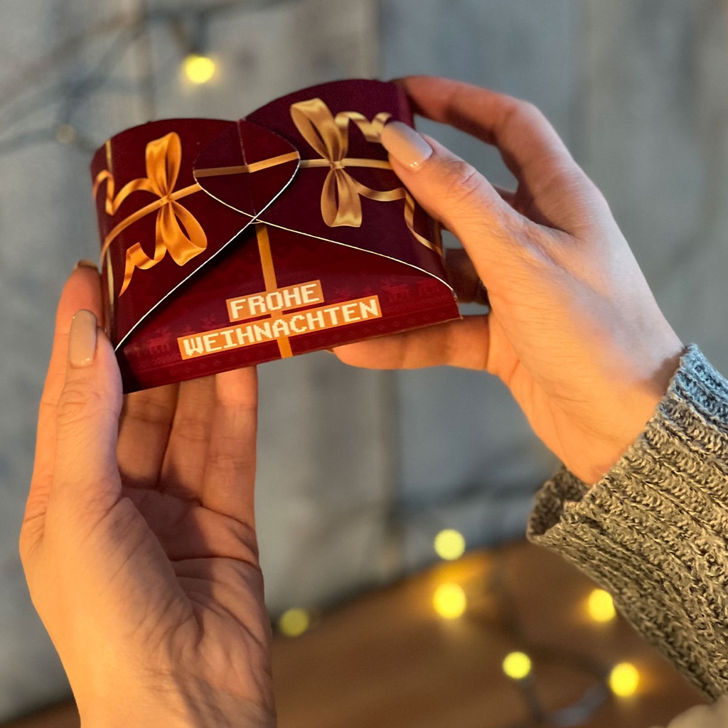 Geschenkpaket "Frohe Weihnachten" - Knoppers Mini