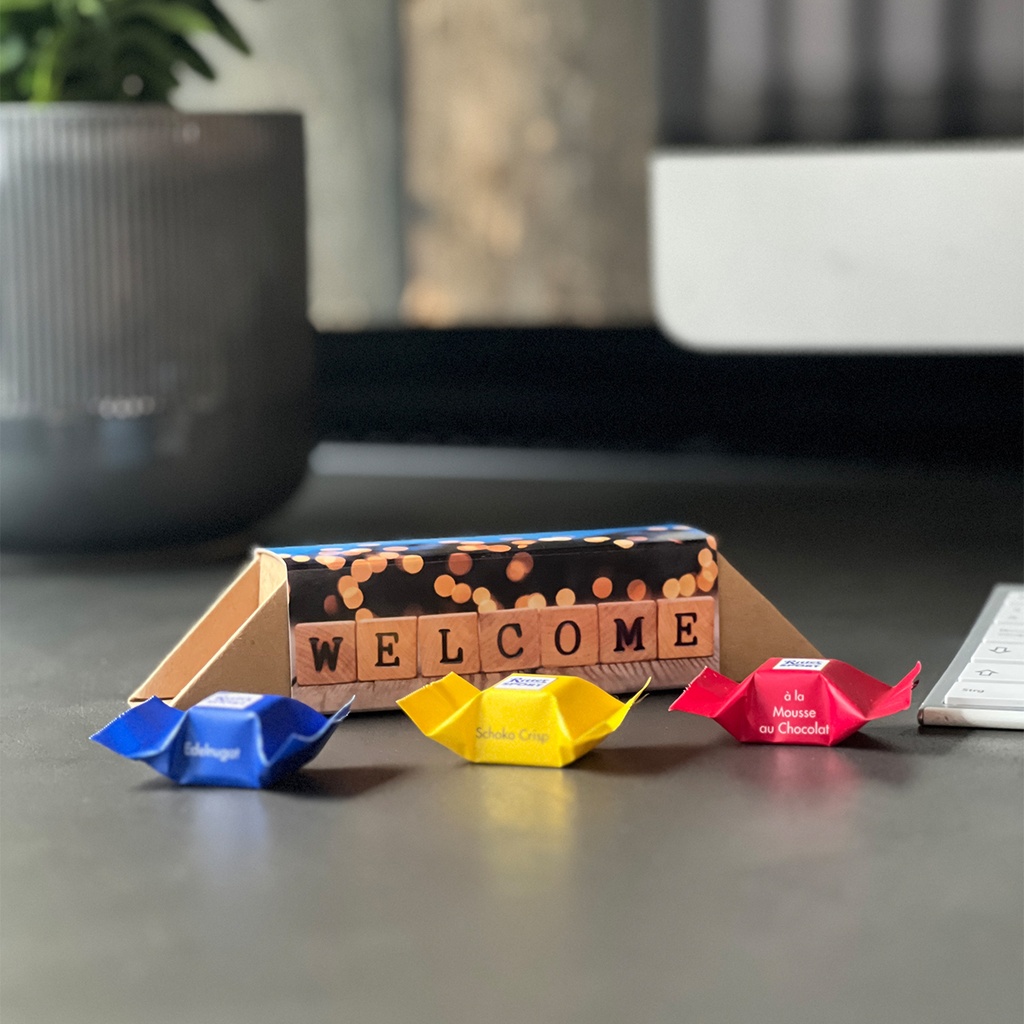 Geschenkverpackung "Welcome" - Ritter Sport