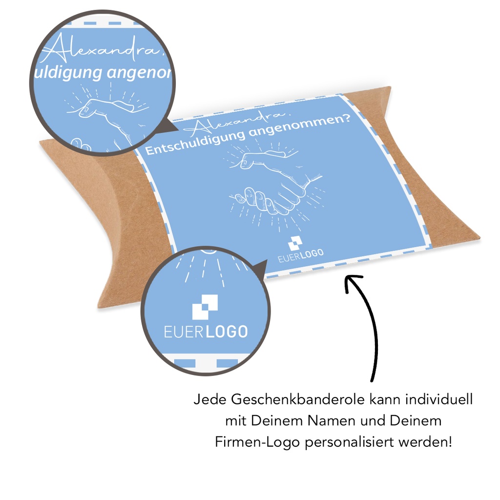 Pillowbox "Entschuldigung" - Mentos Menthol