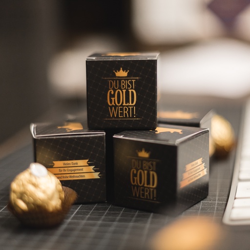 Du bist Gold wert Würfel - Rocher Christmas