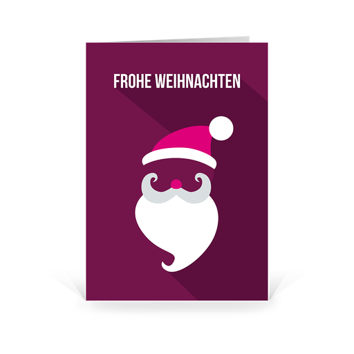 [WP2611] Weihnachtsgesichter - Santa Claus (Wir gestalten gratis für Dich)