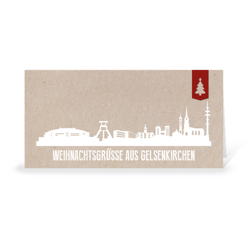 [WP10751] Skyline modern - Gelsenkirchen (Wir gestalten gratis für Dich)