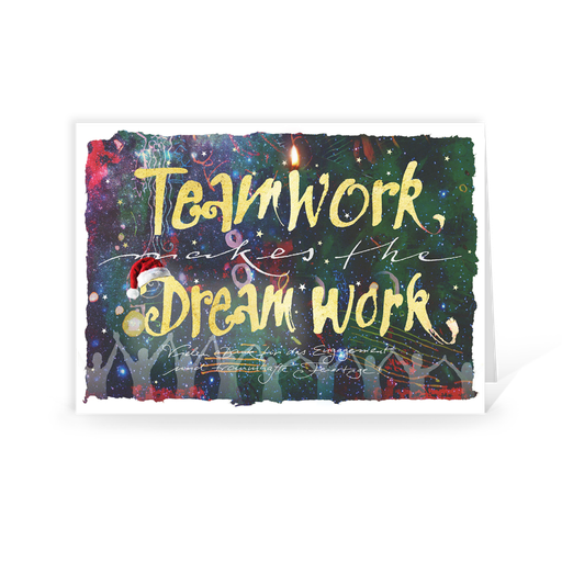 [WP12937] Teamwork makes the Dream work (Wir gestalten gratis für Dich)