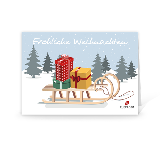 [WP12897] Geschenkeschlitten (Wir gestalten gratis für Dich)