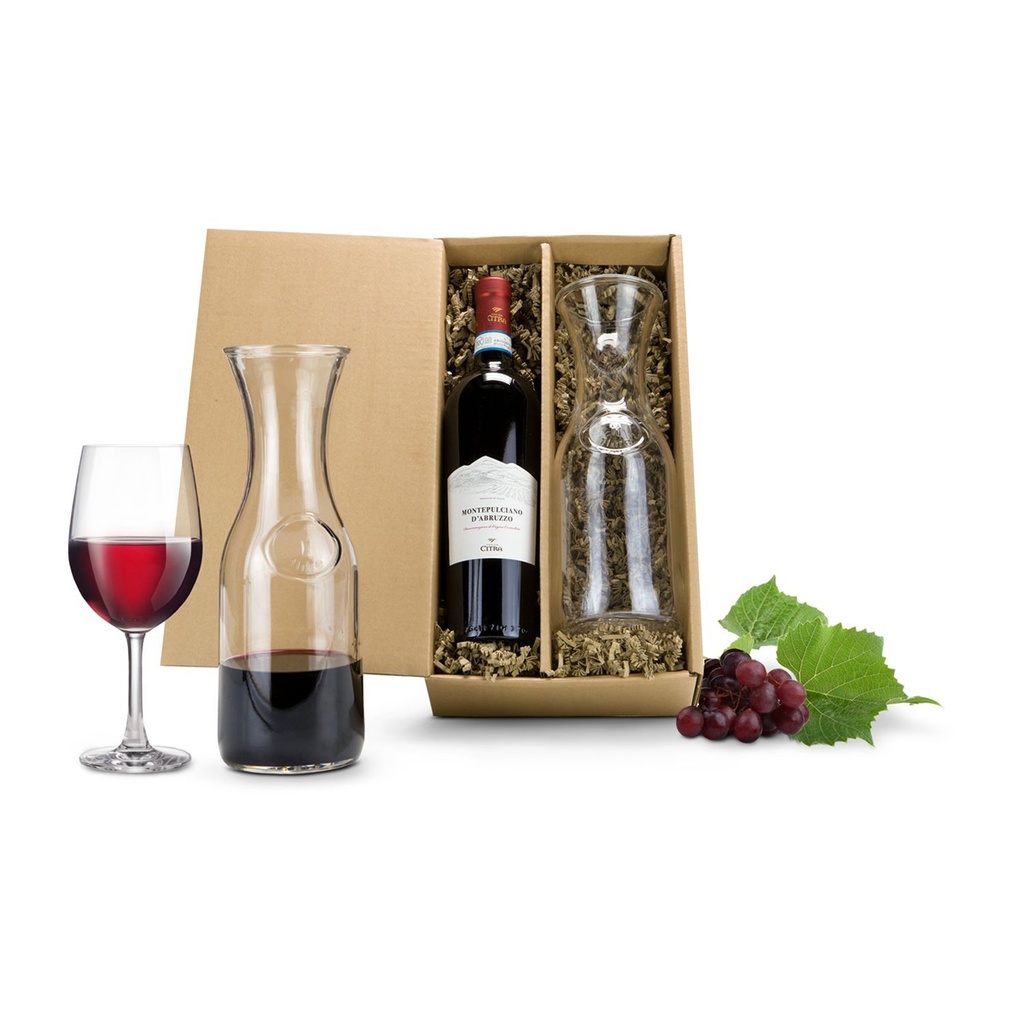 Geschenkset Rotwein & Karaffe