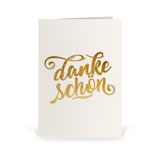 [WP5226] Dankeschön Gold (Wir gestalten gratis für Dich)