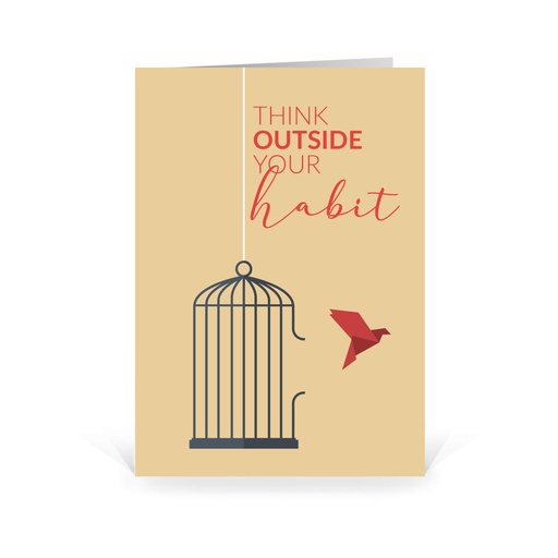 [WP5241] Think outside your habit (Wir gestalten gratis für Dich)