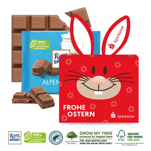 [94617] Schokotafel Ritter SPORT Osterhase