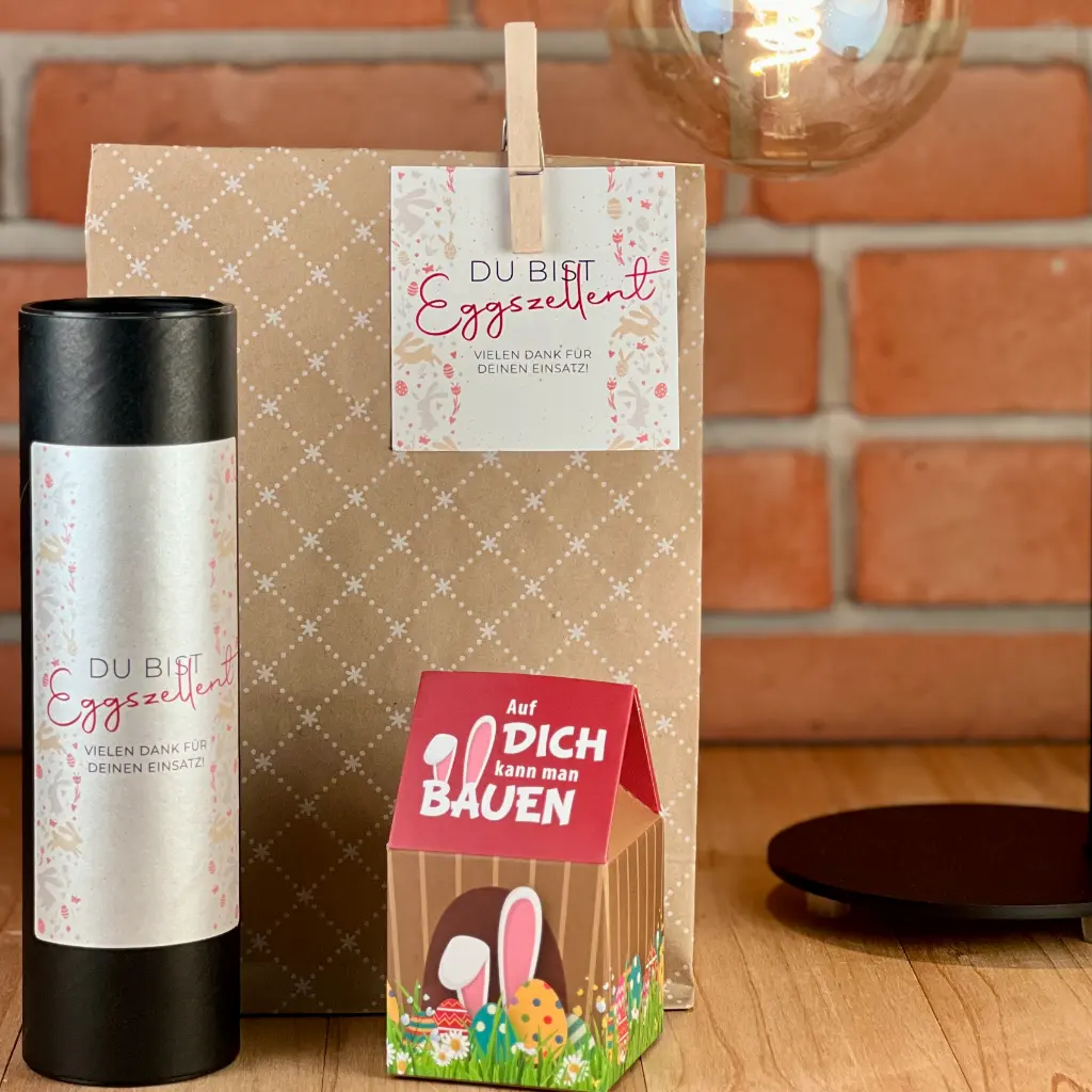 Geschenktüte "Du bist Eggszellent"