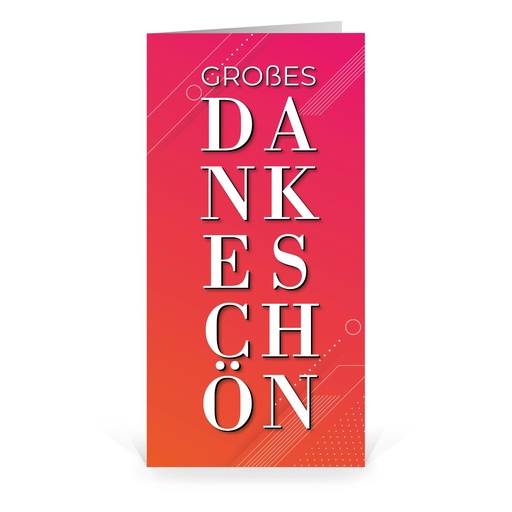 Großes Dankeschön