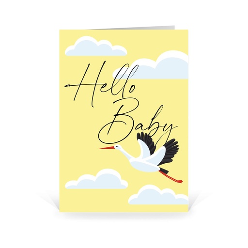 [WP5252] Hello Baby - gelb (Wir gestalten gratis für Dich)