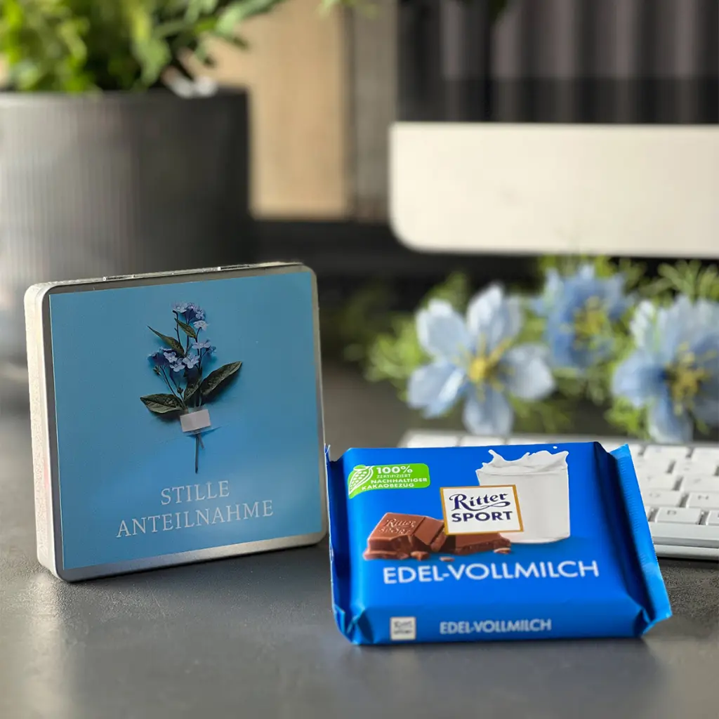 Stille Anteilnahme - Ritter Sport Dose