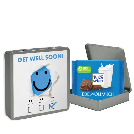 [WP13274] Geschenkdose "Get well soon"- Fisherman´s Friend