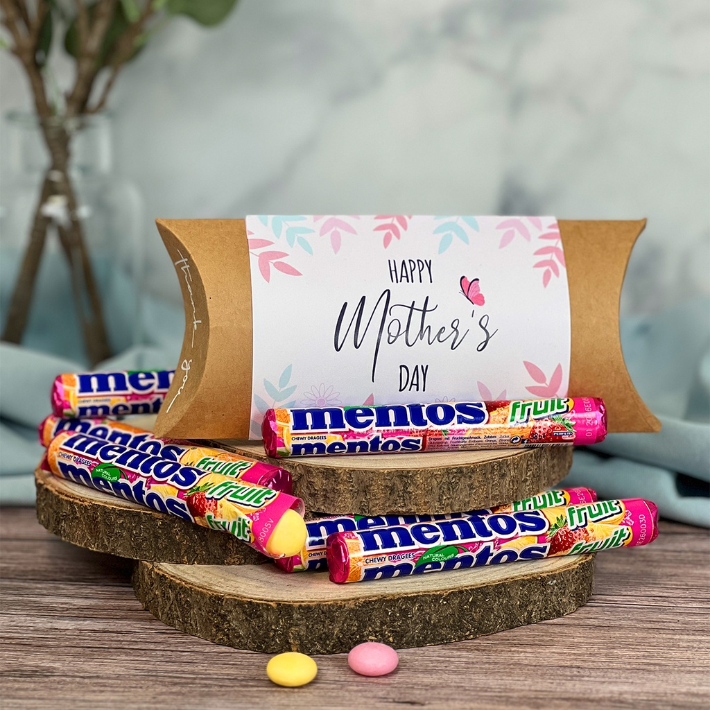 Pillowbox "Happy Mother's Day" - Mentos Frucht