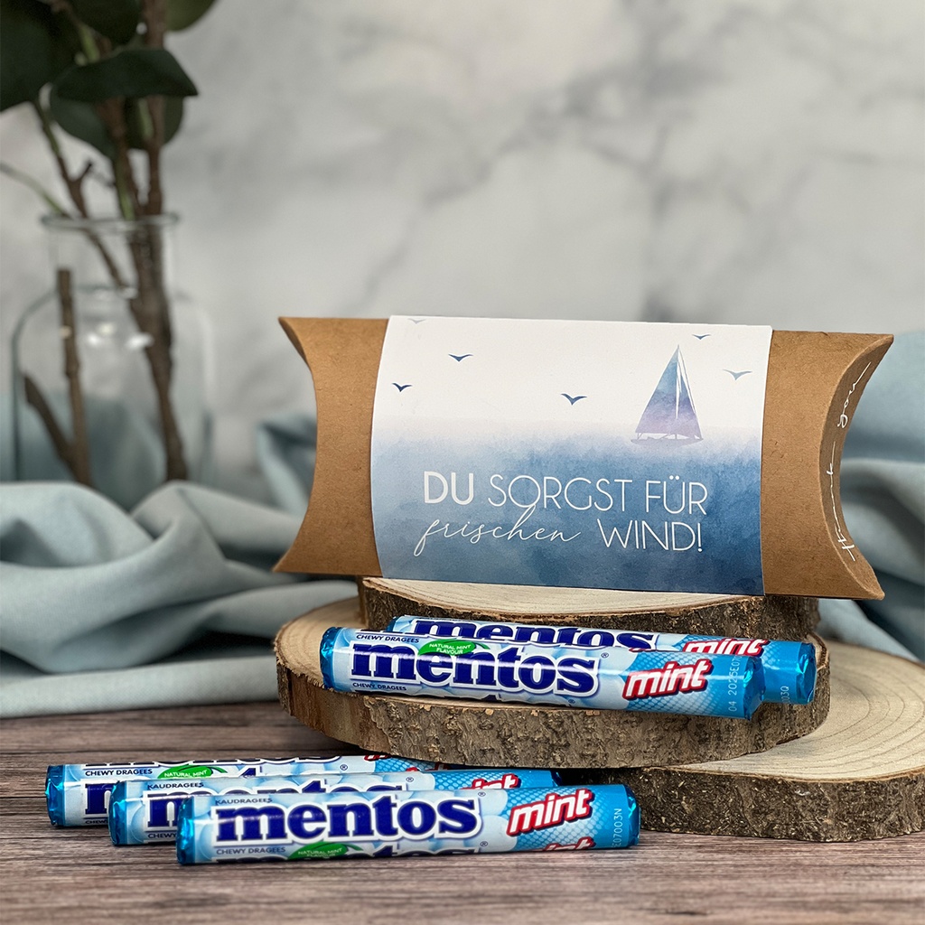 Pillowbox "Frischer Wind" - Mentos Menthol