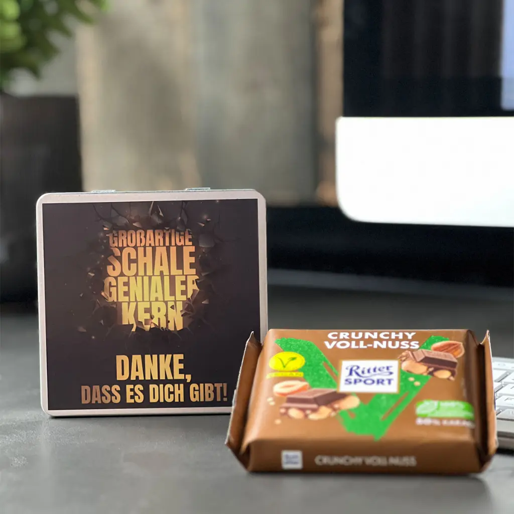 Geschenkdose "Großartige Schale" - Ritter Sport Vegan