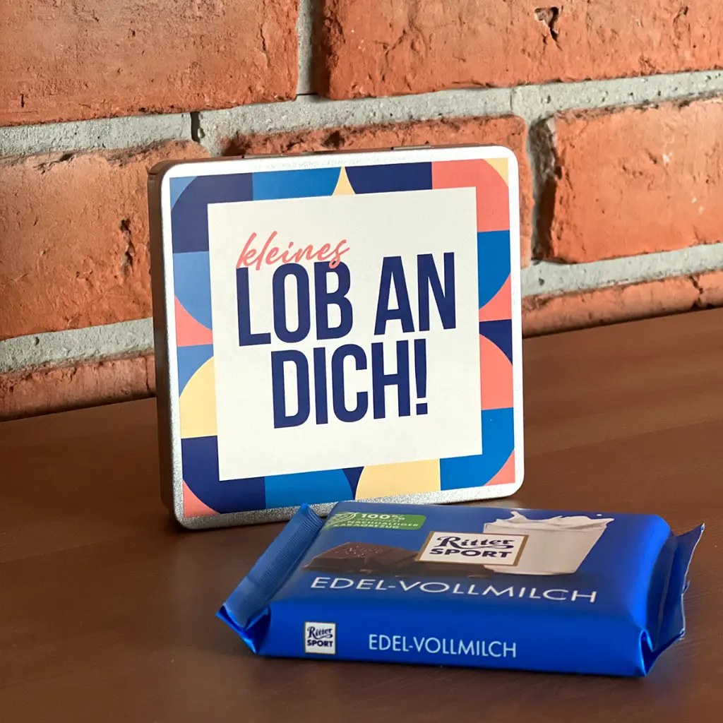 Geschenkdose "Kleines Lob an Dich" - Ritter Sport