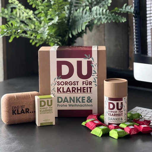 Geschenkset "Du sorgst für Klarheit"