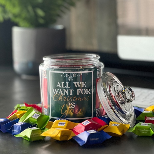 Teamgeschenk S "All we want" - Xmas