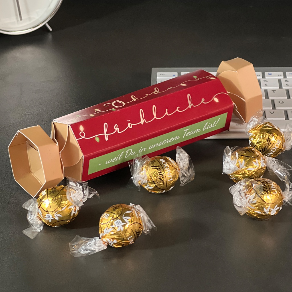 Geschenkverpackung "Oh du fröhliche" - Lindt