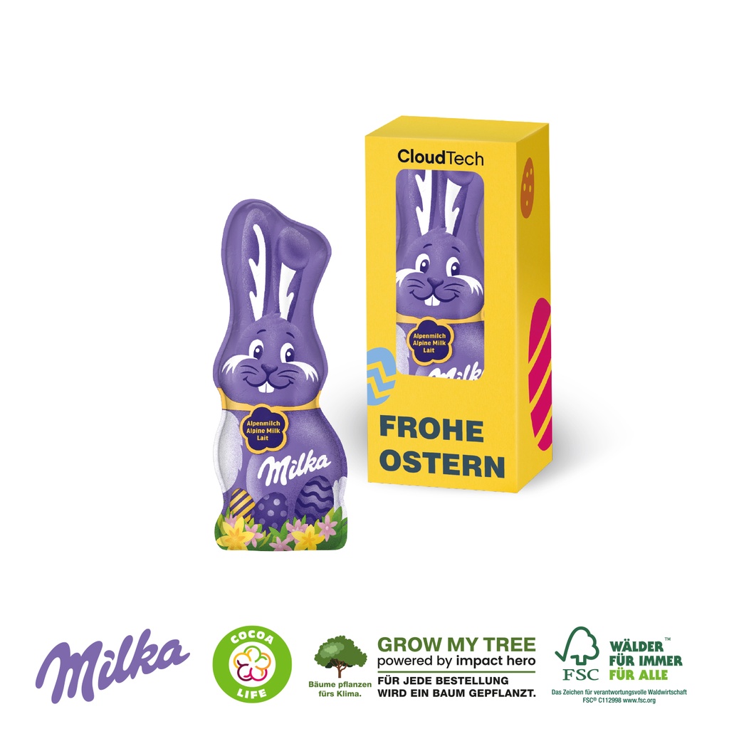 Milka Schmunzelhase, 15 g