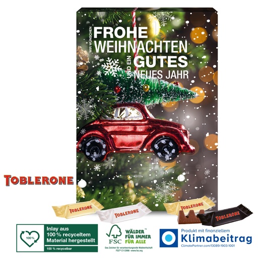 [95229-W] Wand-Adventskalender Toblerone gemischt