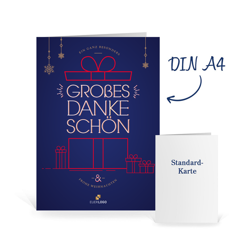 [WP12475] XXL Xmas – Großes Dankeschön "Geschenk" (Wir gestalten gratis für Dich)