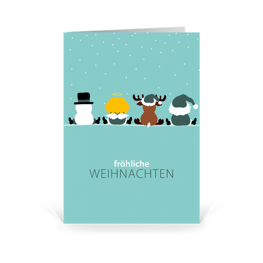 [WP10931] Weihnachtsteam Schneeflocken (Wir gestalten gratis für Dich)