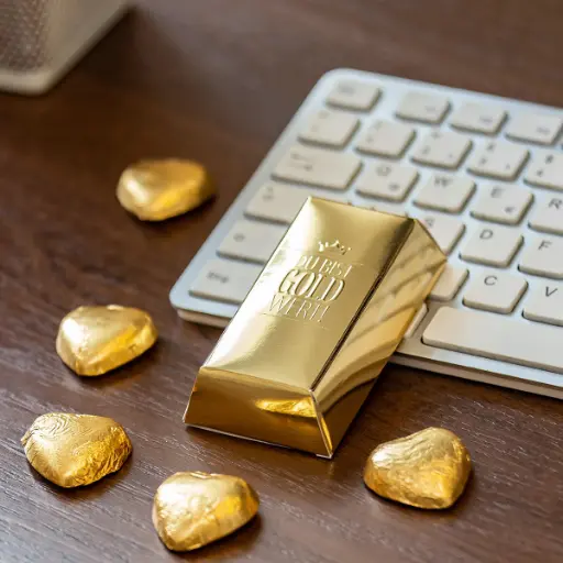 Du bist Gold wert – Lindt Goldbarren