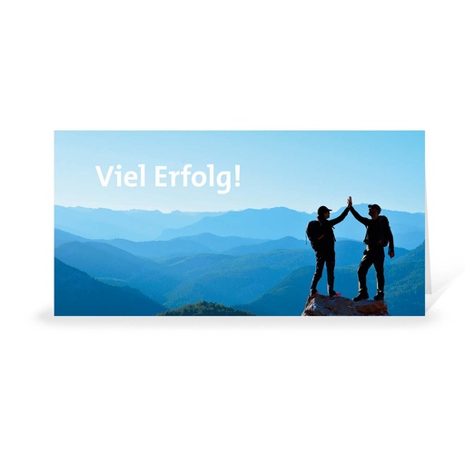 [MG112] Viel Erfolg Bergsteiger (Wir gestalten gratis für Dich)