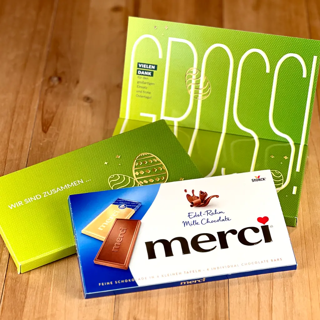 Wir sind zusammen GROSS – merci Ostern