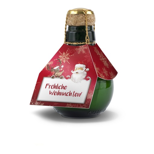 [2K1540I] Kleinste Sektflasche der Welt Fröhliche Weihnachten