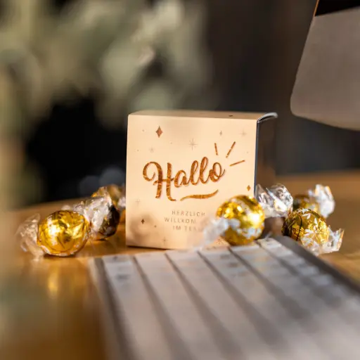 [WP12912] Willkommen "Hallo" - Lindt Box