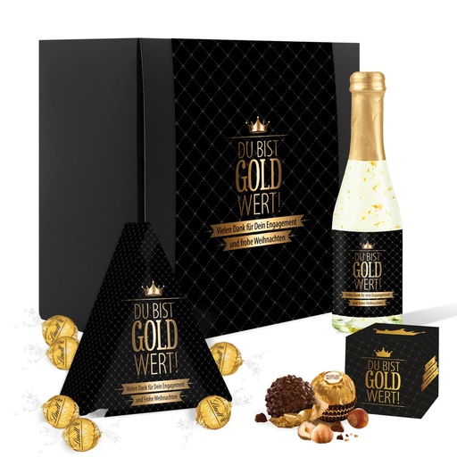 [WP12667] Du bist Gold wert - Geschenkset