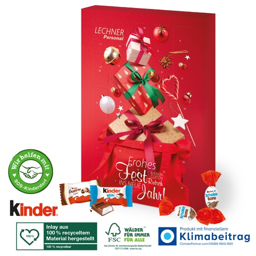 [95225-W] Adventskalender kinder® „Happy Moments“