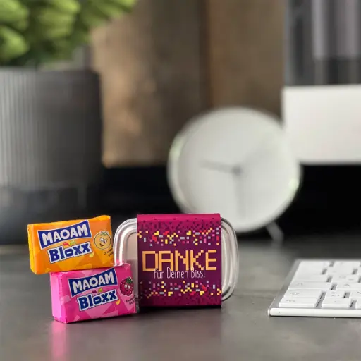 [WP13091] Geschenkdose "Danke für Deinen Biss" - Maoam