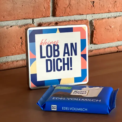 [WP13176] Geschenkdose "Kleines Lob an Dich" - Ritter Sport