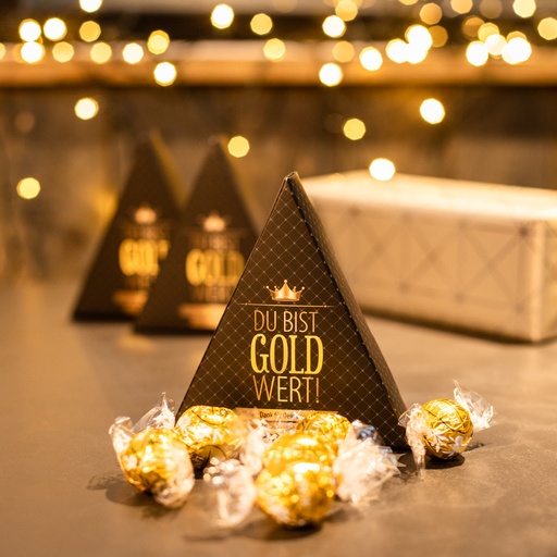 [WP300] Du bist Gold wert – Lindt Pyramide - Xmas