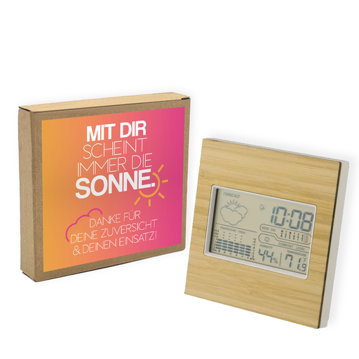 [WP13455] Wetterstation "Mit Dir scheint immer die Sonne!"