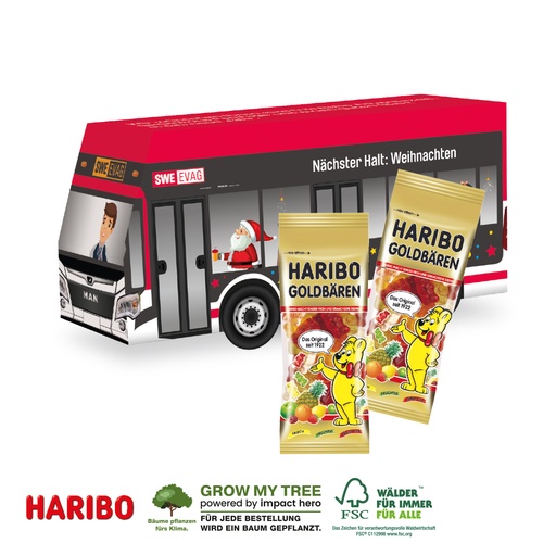 [91184] 3D Präsent Bus - Haribo